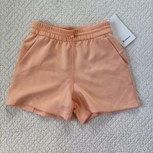 lululemon athletica Softstreme Peach Bellini High Rise Short 4”